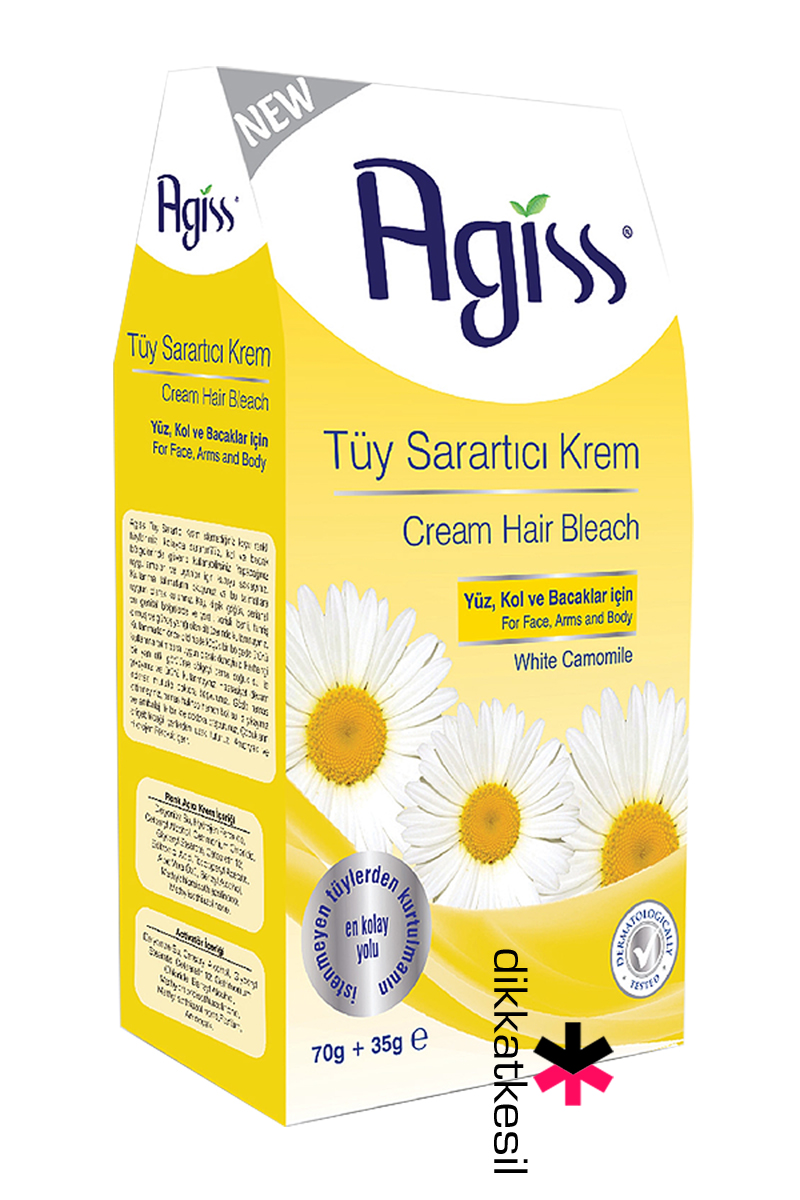 Agiss%20Tüy%20Sarartıcı%20Krem%2070%20gram%2035%20gram,%20(Tüy%20Açıcı%20Krem)