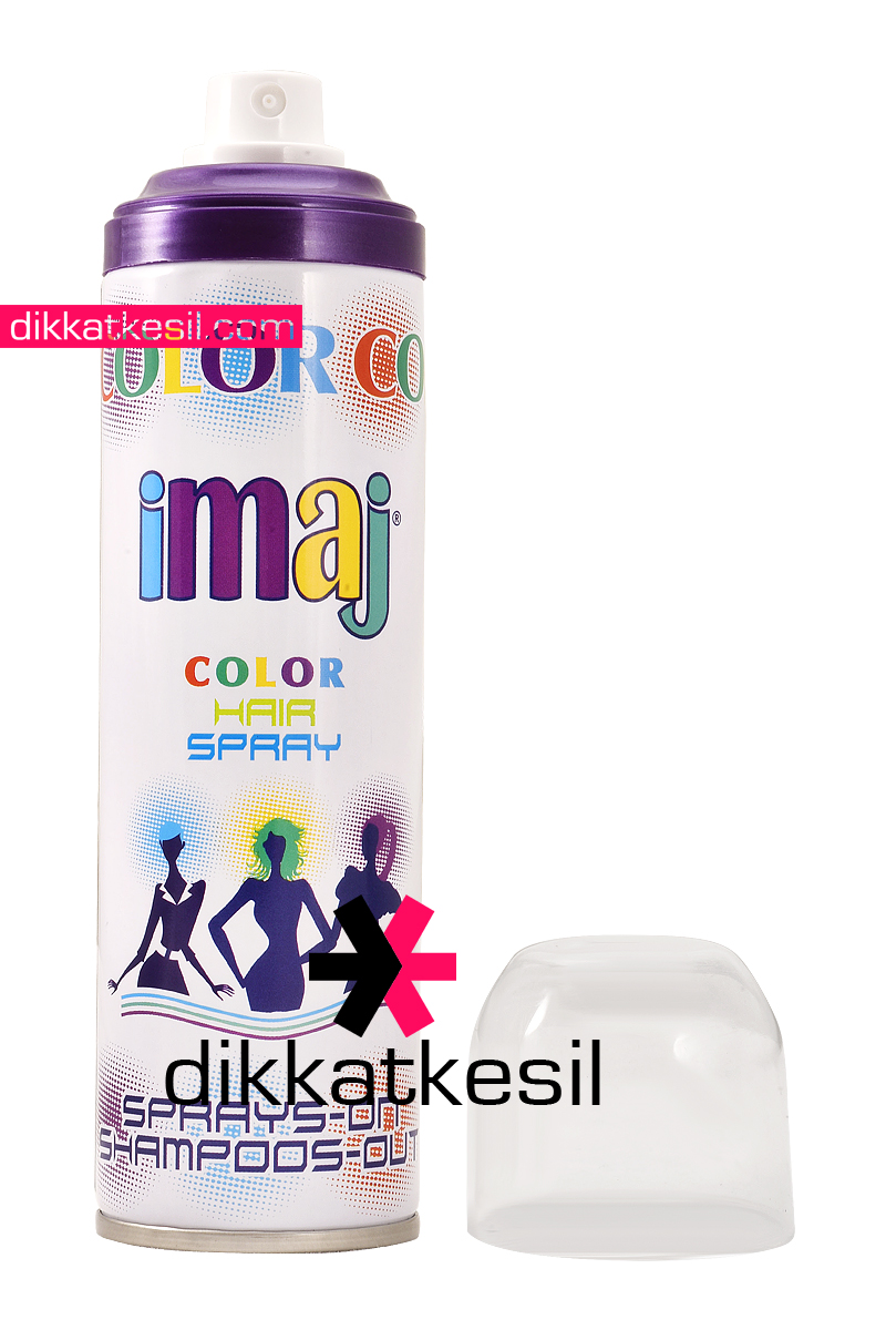 İmaj%20Mor%20Renkli%20Saç%20Spreyi,%20Mor%20Geçici%20Saç%20Boyası%20100%20ml