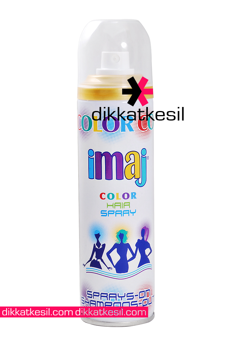 İmaj%20Sarı%20Renkli%20Saç%20Spreyi,%20Sarı%20Geçici%20Saç%20Boyası%20100%20ml