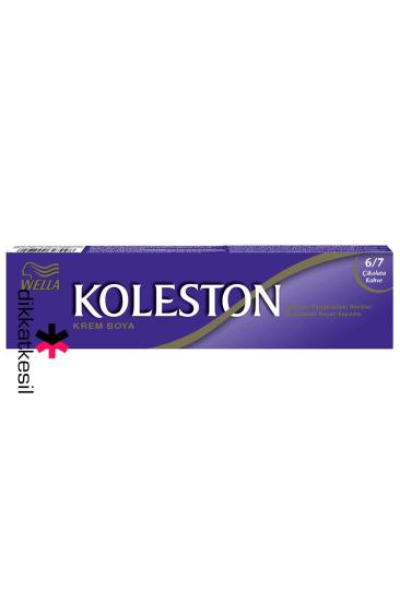 Koleston 6.7 Çikolata Kahve Renk Krem Saç Boyası Tüp 50 ml, Wella Koleston Boyaları - DikkatKesil