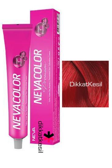 Nevacolor 0.66 Yoğun Ateş Kızılı Renk Premium Kalıcı Krem Saç Boyası Tüp, Saç Boya Çeşitleri - DikkatKesil