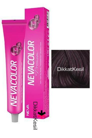 Nevacolor 4.20 Koyu Viyole Renk Kalıcı Krem Saç Boyası Tüp, Neva Color Renkleri - DikkatKesil