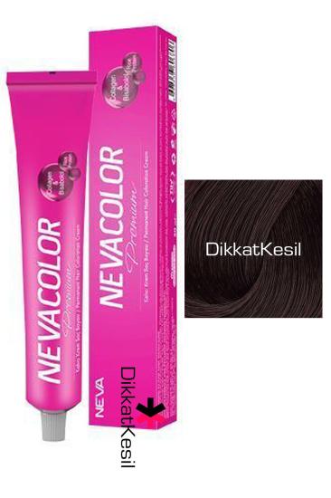Nevacolor 5 Açık Kahve Renk Premium Kalıcı Krem Saç Boyası Tüp, Saç Boyası Markaları - DikkatKesil