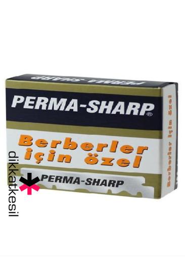 Perma Sharp Yarım Jilet, Kırık Jilet Berberler İçin 100 Lü Kutu Tıraş Malzemeleri - DikkatKesil